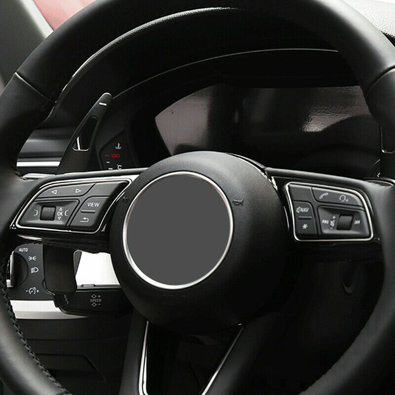 Black Gear Shift Steering Wheel Extension Paddle for Audi A3/A4/A5/A6/Q7/TT/TTS