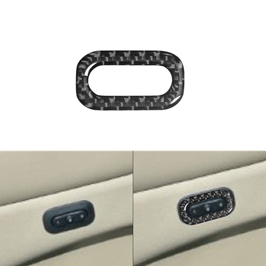 Carbon Fiber Memory Seats Surround Frame Cover Trim for Dodge Durango 2014-2020