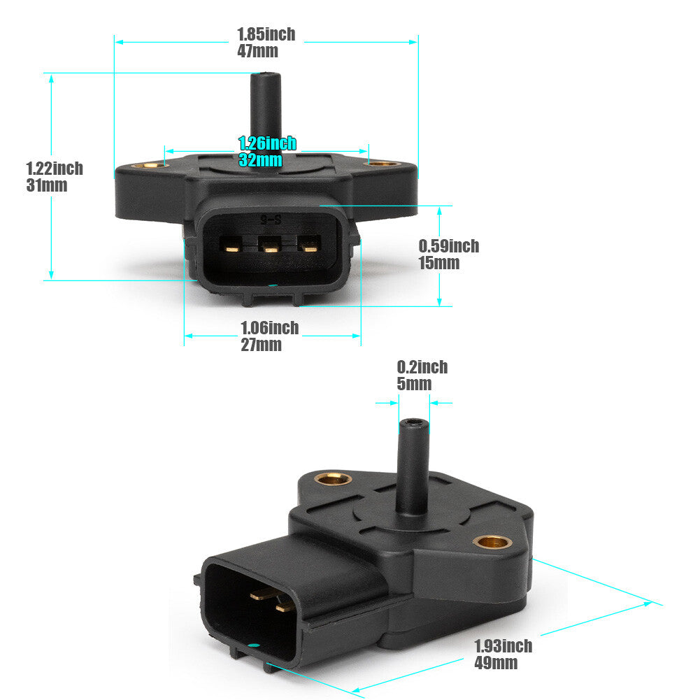 Manifold Absolute Pressure Sensor 22365-9E010 for INFINITI I30 Q45 for NISSAN ALTIMA