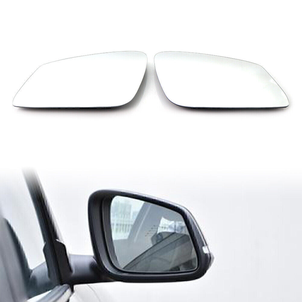 Pair Side Wing Mirror Glass for BMW 1 2 Series X1 X2