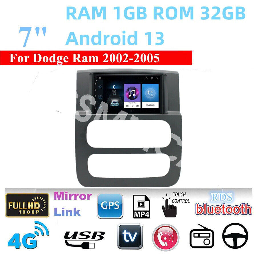 Car Stereo Radio GPS Navi USB DVR Fit For 2003-2005 for DODGE for Ram Pickup 2500 3500
