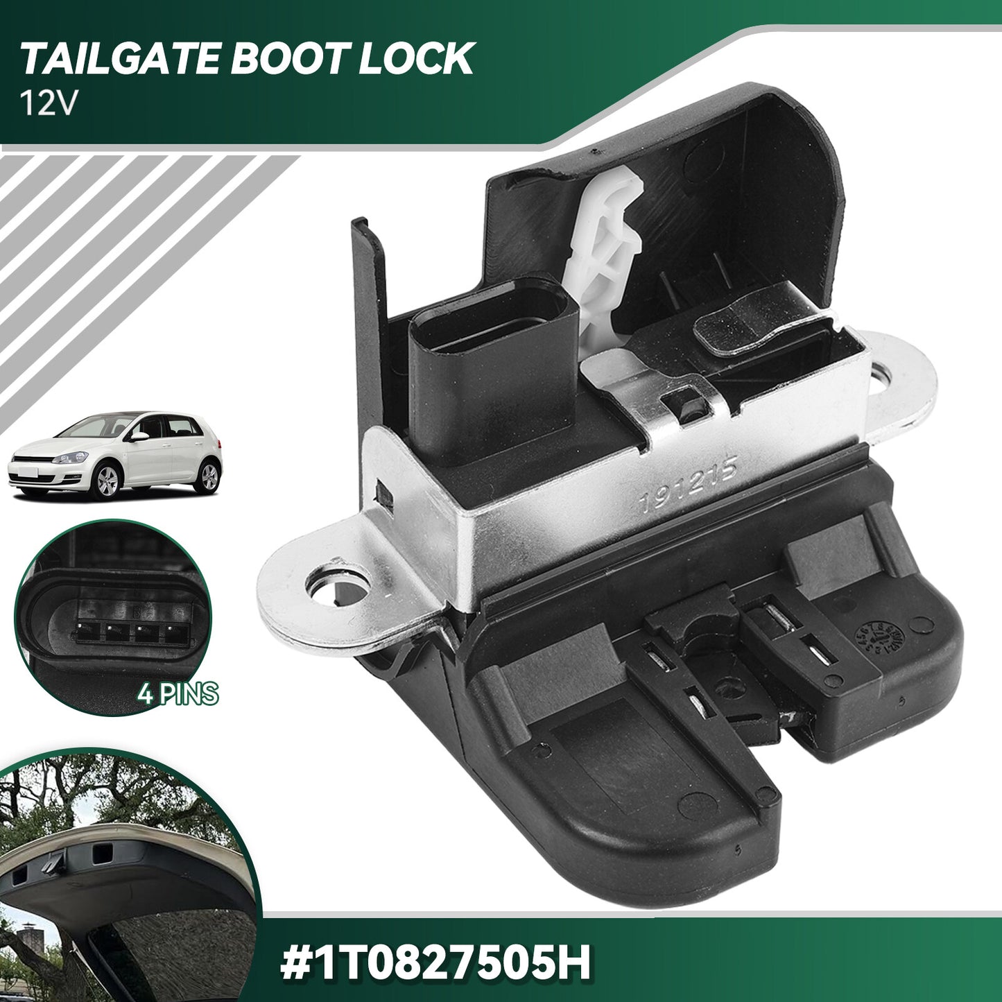 Rear Tailgate Boot Lid Trunk Lock Latch Catch Actuator for VW for Golf 5 6 for Passat B6