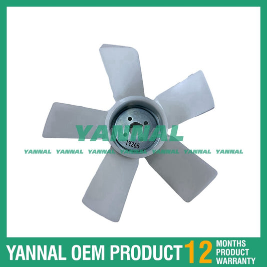 new 19265-74110 fan blades are suitable for Kubota Z482, D722, D902, and WG752 engines.