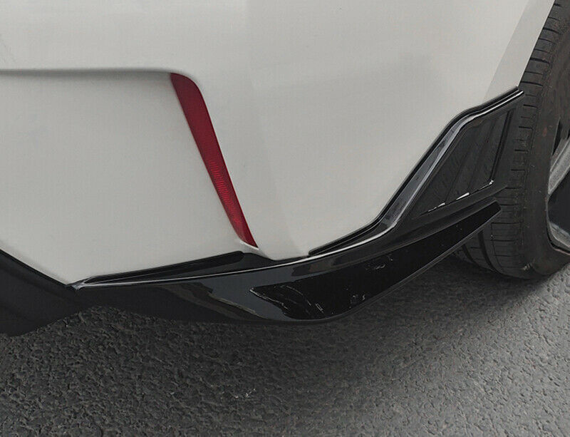 for Corolla Sedan 2019-2023 ABS Black Rear Bumper Side Corner Spoiler Guard 2Pcs