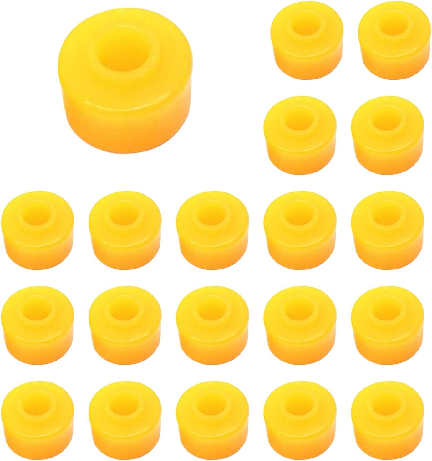 20-piece pack of automotive rubber shock absorber bushings, shock absorber replacement shock absorber cable rings