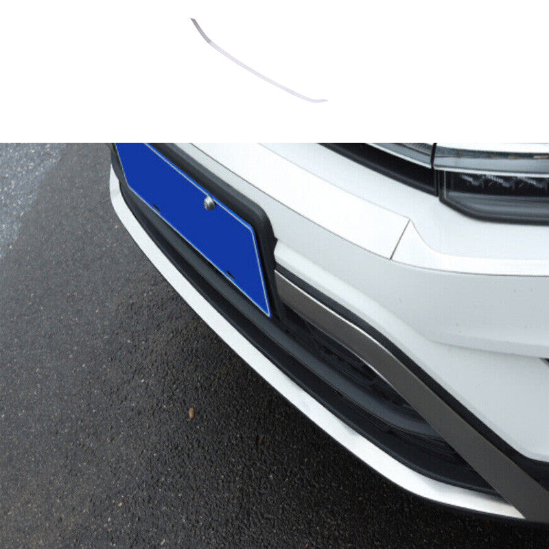 1PCS for Volkswagen Taos Bumper Lower Strip Guard Trim 21-23 Silver Steel
