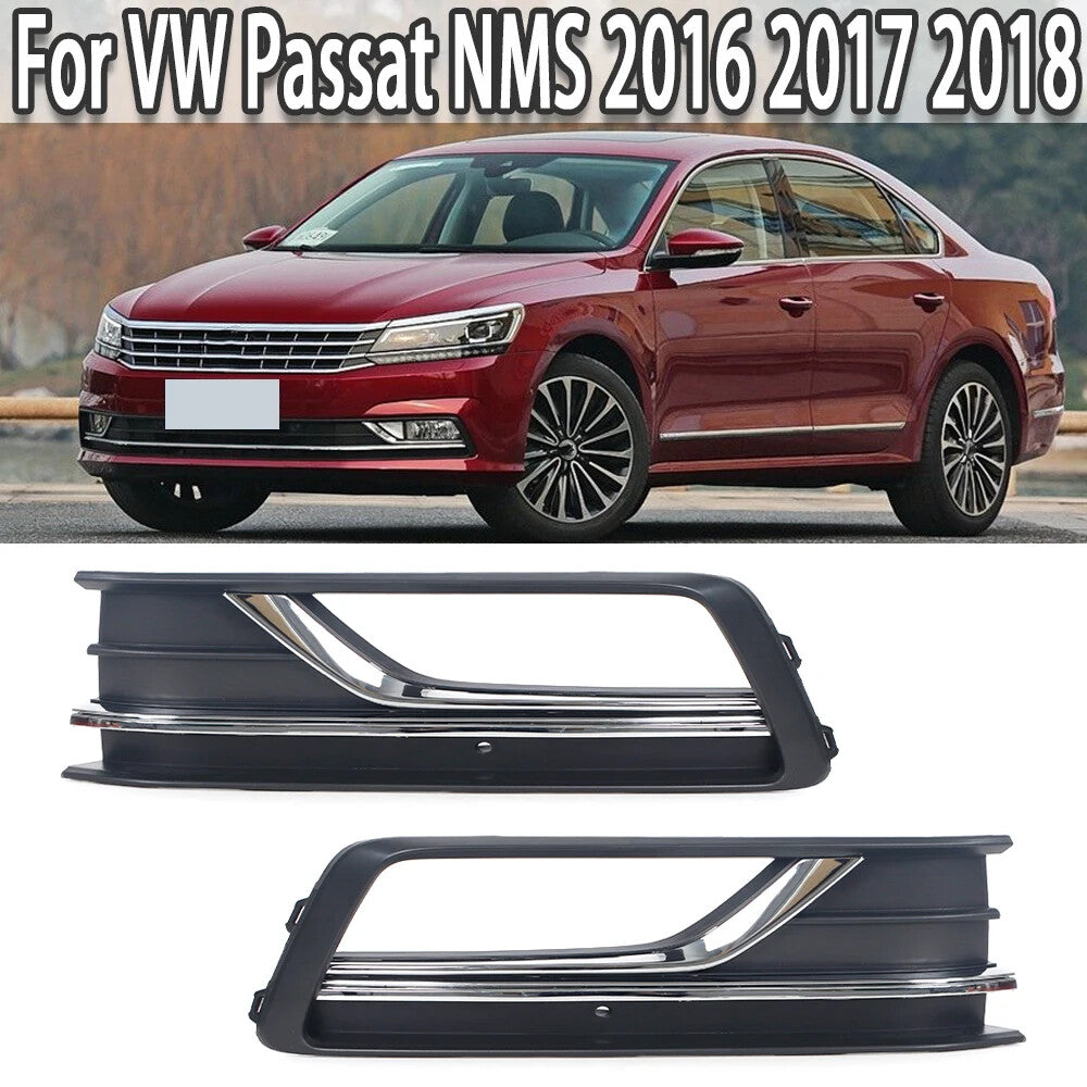 1 Pair Fog Light Trim for Volkswagen for Passat 2016-2018 56D853665C 56D853666C