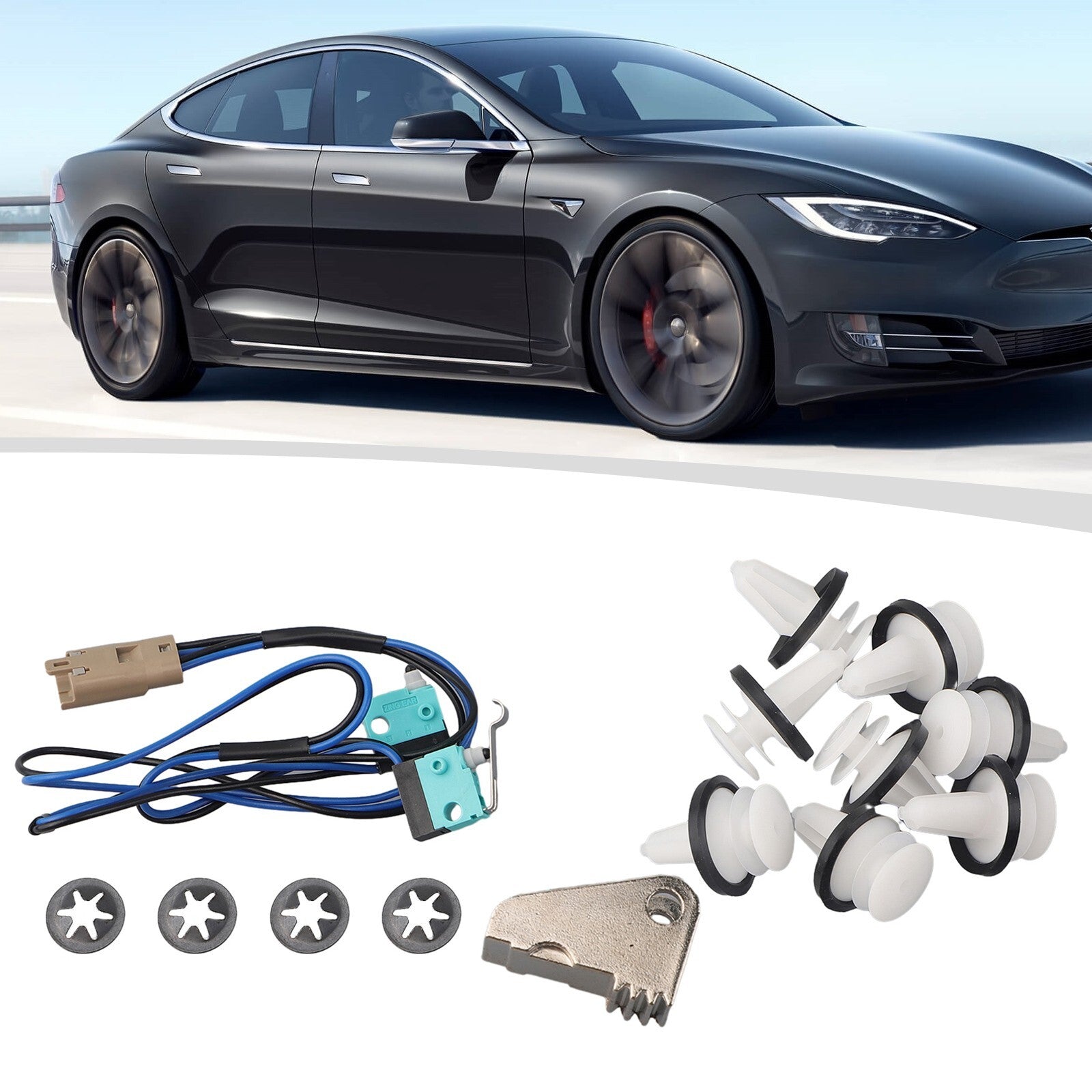 New Door Handle Upgrade Kit 1042845-00 1016009-00-C for Tesla for Model S 2012-2017