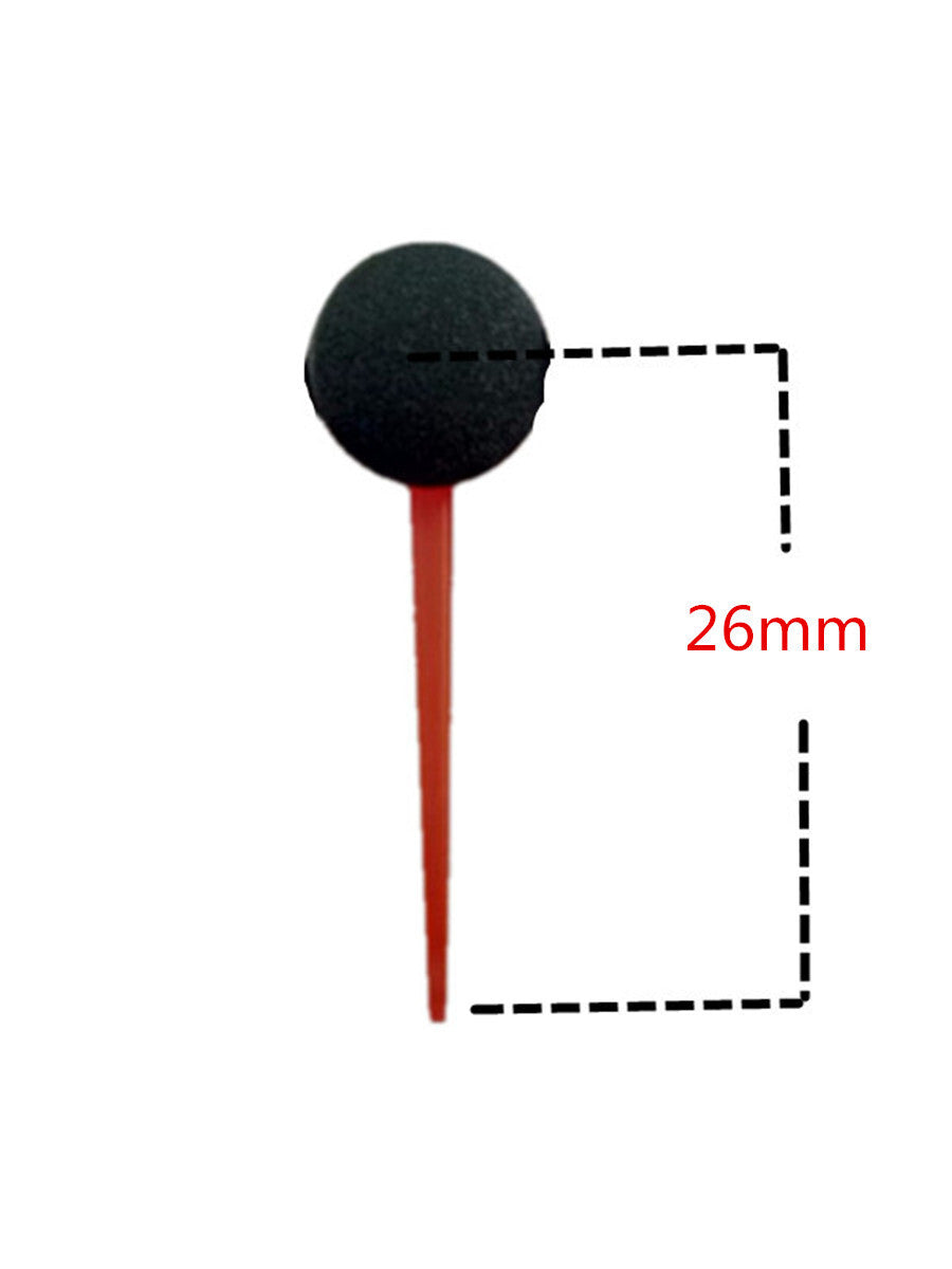5Pcs Car Length Plastic Speedometer Needle Red Pointers Black Hub Accessories