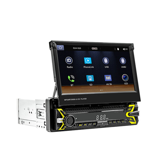 7in Car Stereo Flip Out Touch Screen Radio MP5 Player For Carplay Android Auto