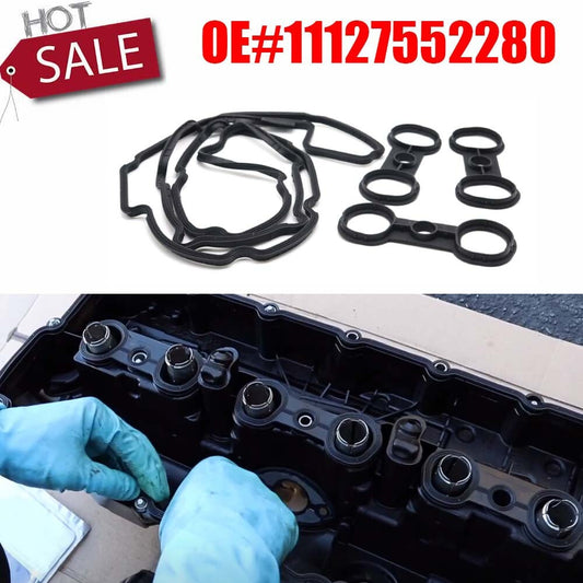 11127552280 Valve Cover Gasket for BMW 128i 323i 328i 528i X3 X5 Z4 3.0L 4.4L