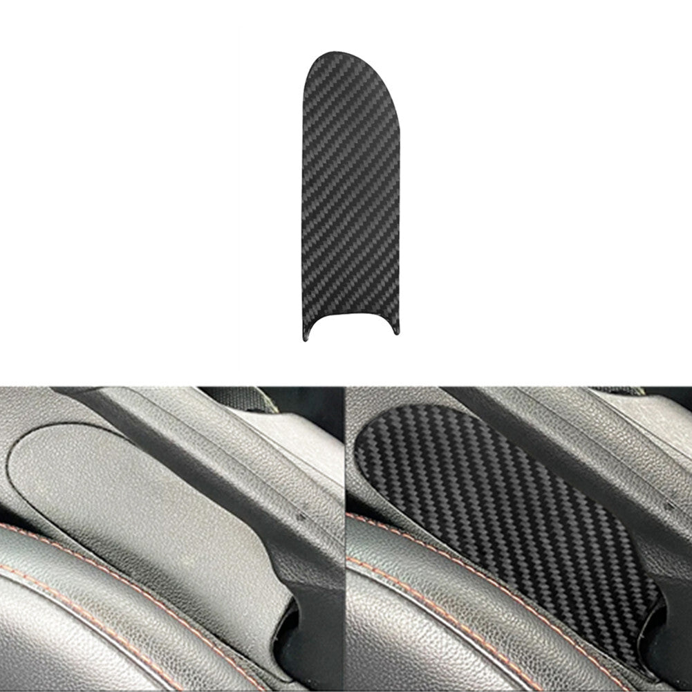 Carbon Fiber Below Hand Brake Panel Trim Cover for Hyundai for Veloster JS 2019-2022