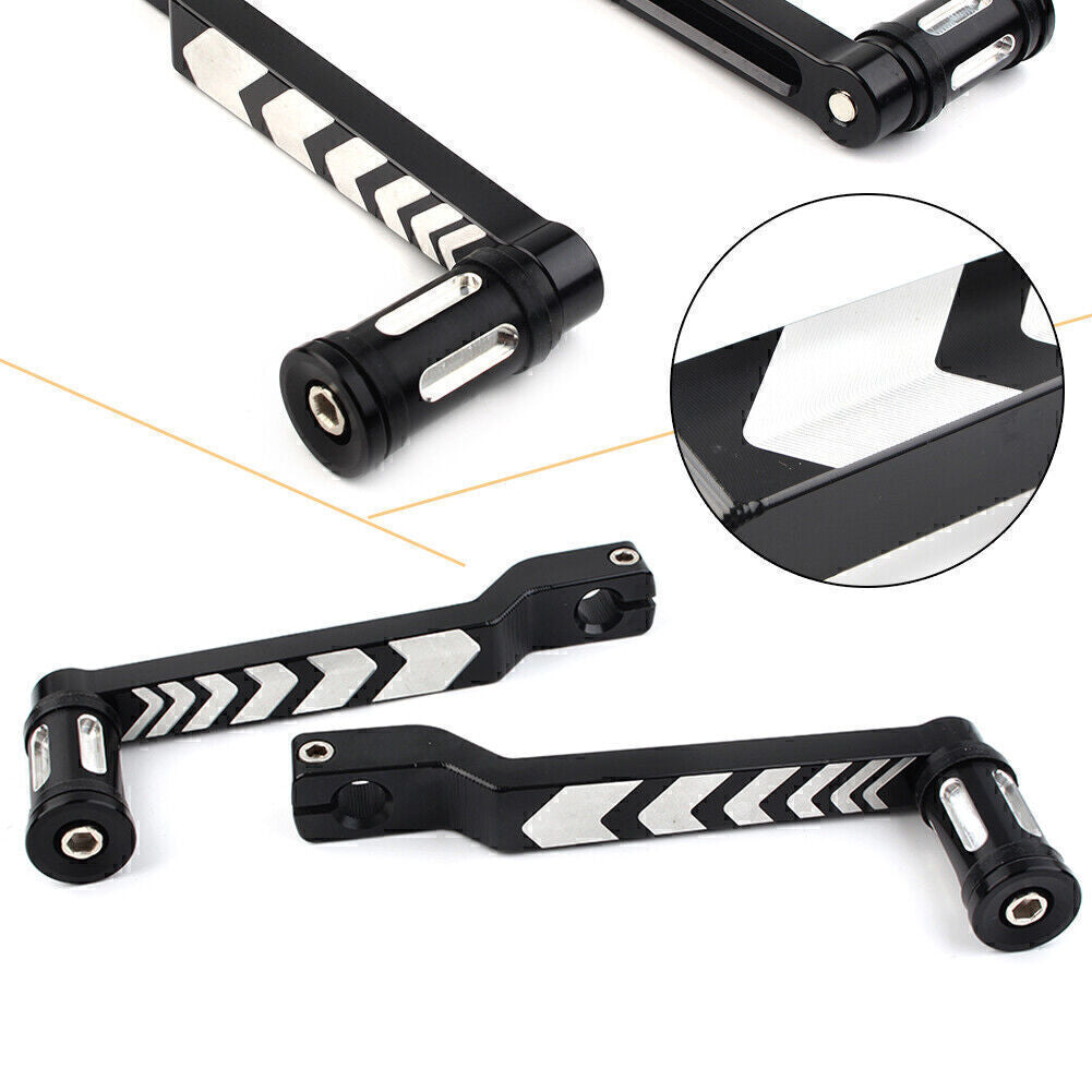Heel Toe Shift Lever +Shifter Pegs Fit for Harley FLHT FLTR Road King Softail