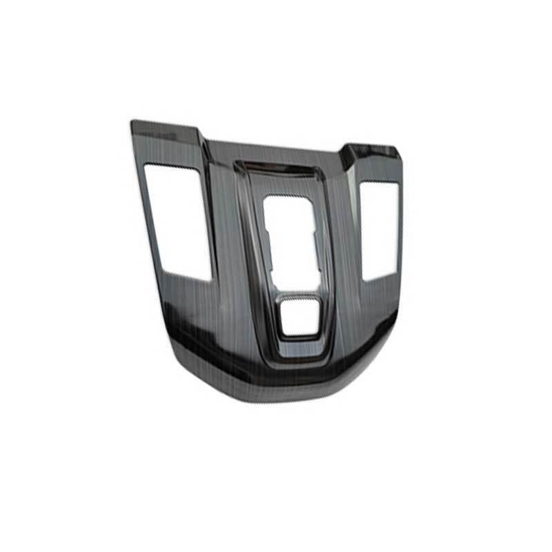 Black Steel Middle Console Gear Shift Panel Trim Car for Honda CR-V 2017-2022