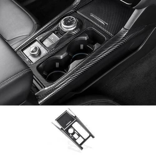 2X Carbon Texture Trim for Ford Explorer 2020-2024 Gearbox Panel Center Console