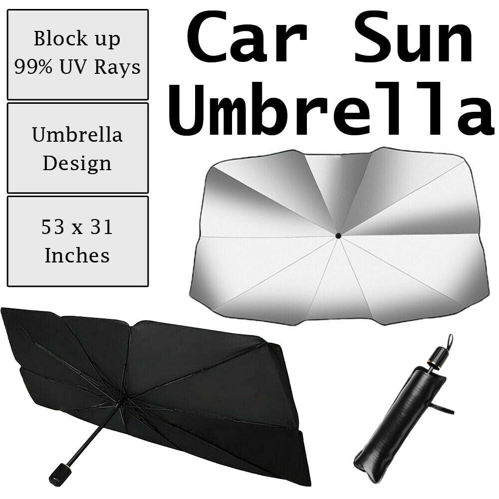 for Toyota Car SUV Windshield Umbrella Sun Shade Foldable Heat Block Front Cover