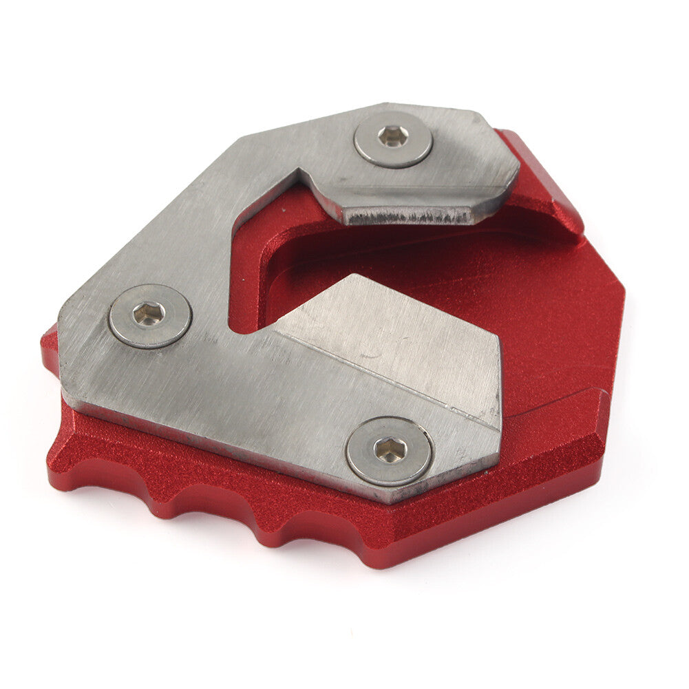 Kickstand Seitenst?ndervergr??erung Fu?st¨¹tze Platte f¨¹r for BMW S1000XR 2014-18 Rot