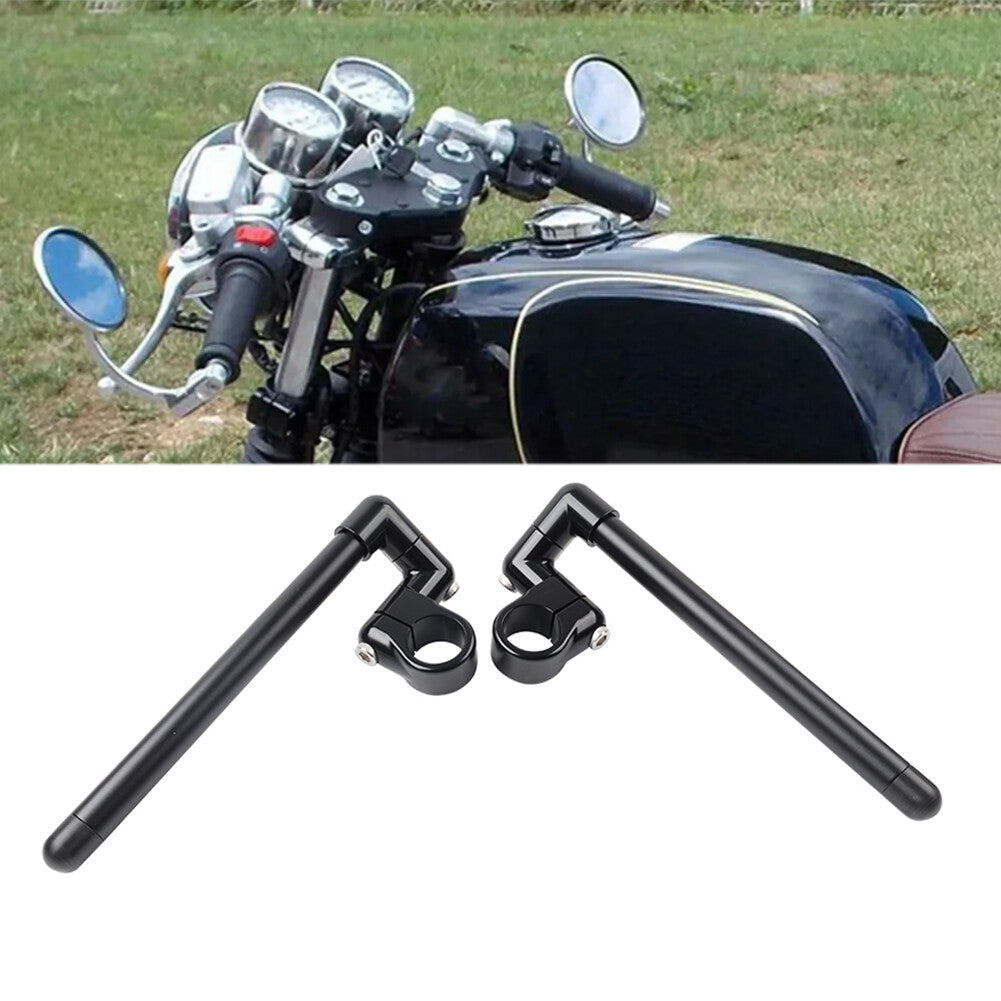 Cafe Racer Bars 7/8 Motorcycle Universal Clip-On Handlebar Fork Tube 50MM