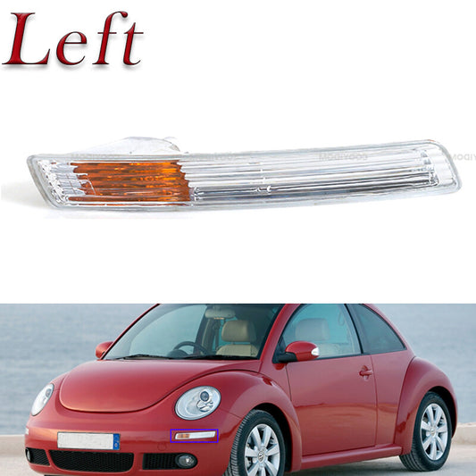 The left front bumper DRL turn signal light is applicable to for Volkswagen Beetle models from 2006 to 2010.
