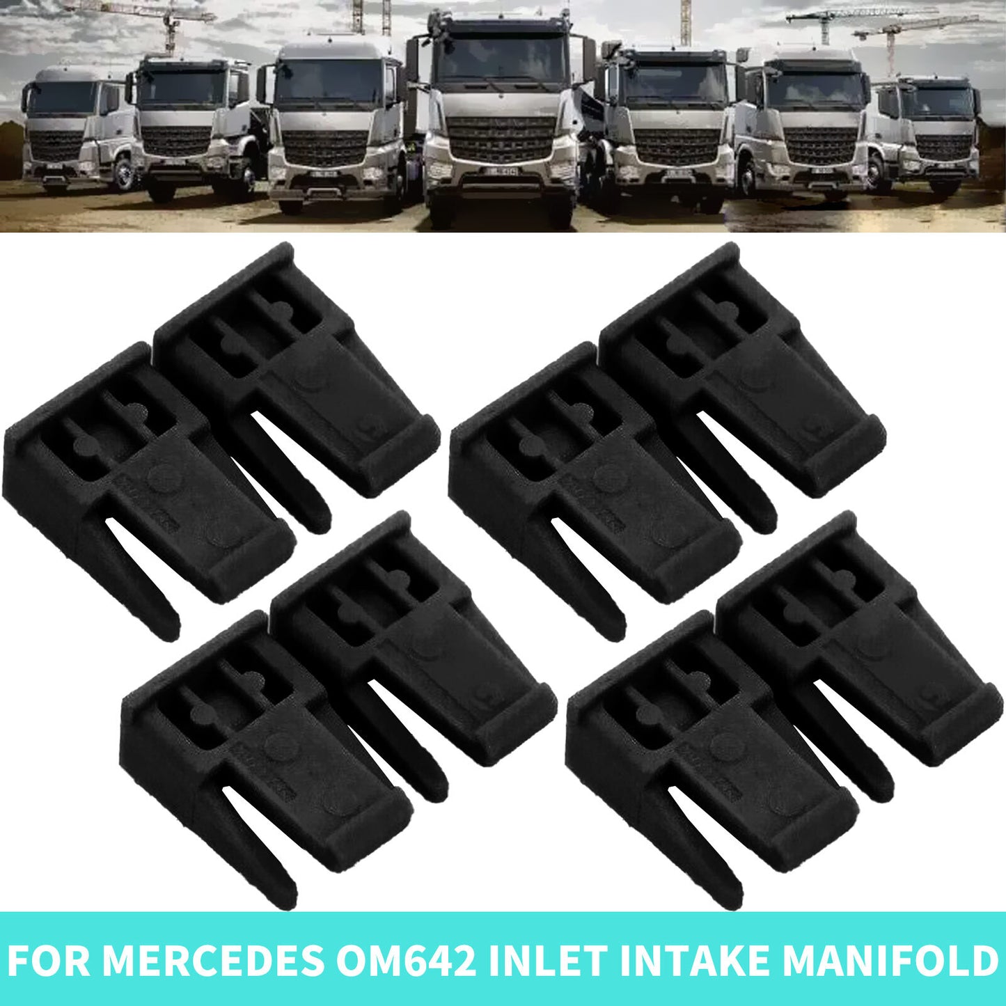 fit for Mercedes-Benz 3.0L 4PCS intake manifold Link Rod ball socket A6420910150 AT