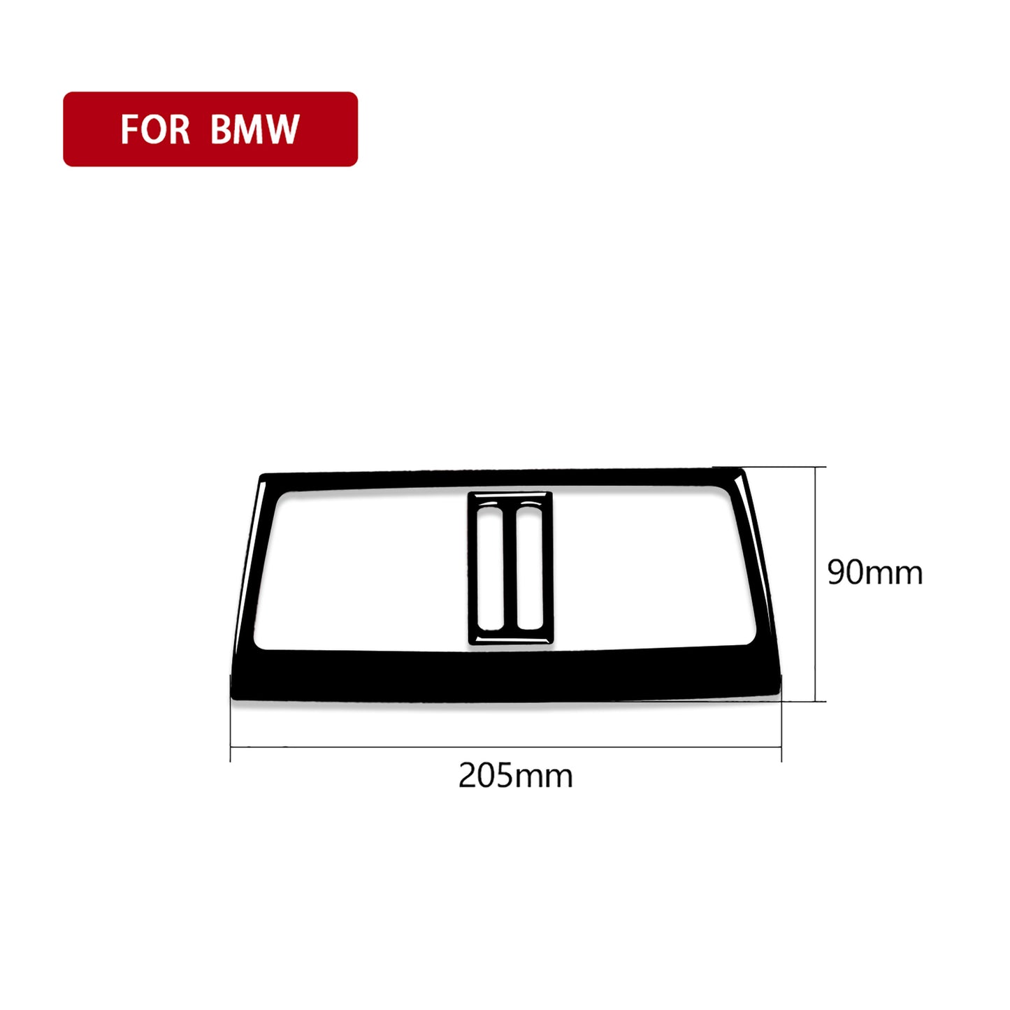 Glossy Black Interior Cover Trim Fit for BMW X5 E70 X6 E71 2008 - 2013