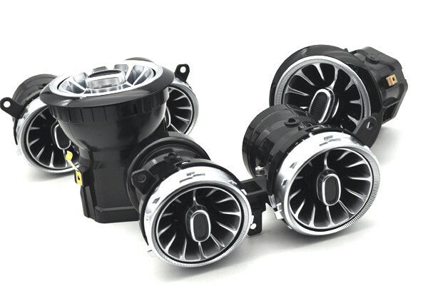 8x led Illuminated Turbo air ac vent purifier for Benz E class W213 2016-2023