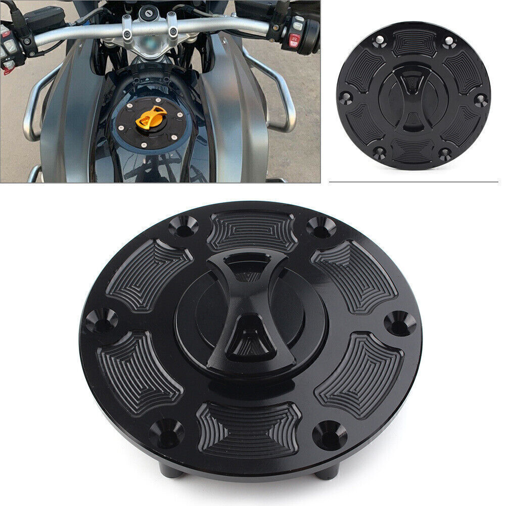 Fuel Tank Cap Black fit for BMW R1200RT R1200GS AD 2013 - 19 R1200R 2014 - 19 Motor