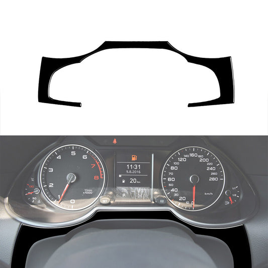 Gloss Black Interior Speedometer Frame Trim Cover Decor for Audi Q5 2009-2017