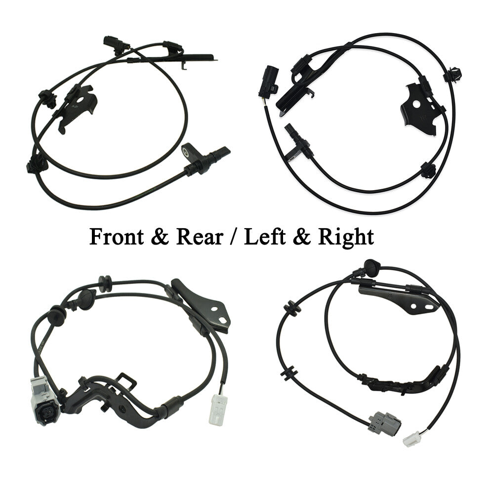4pcs Front Rear LH RH ABS Wheel Speed Sensor For 2007-2013 for Toyota for Corolla