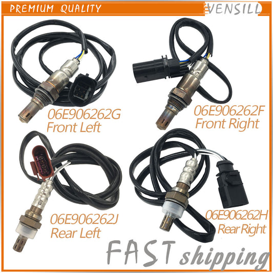 Set of 4 Front Rear Oxygen Lambda Sensor for VW Touareg 3.0L 2011-2012