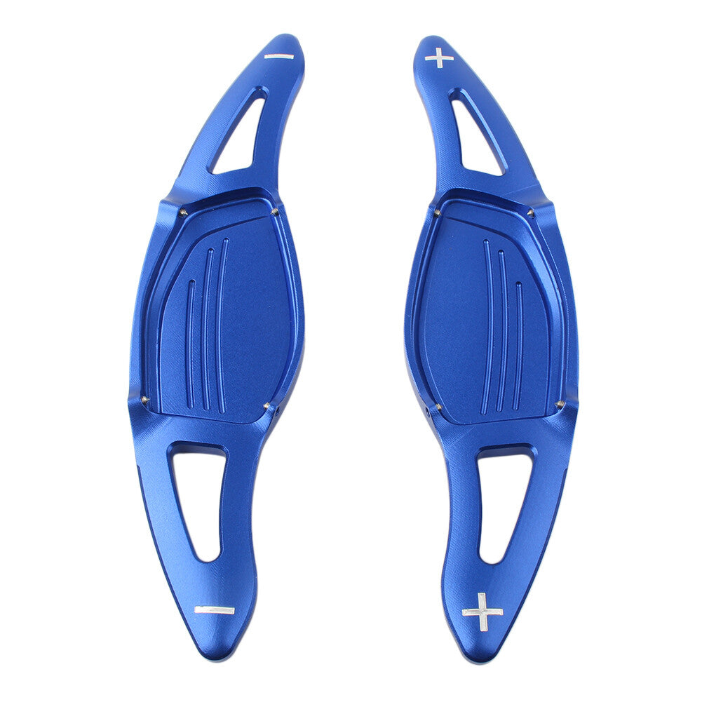 Car Steering Wheel Paddle Shifter Cover Trim Fit for Audi R8 RS3 RS4 RS5 TT RS Blue