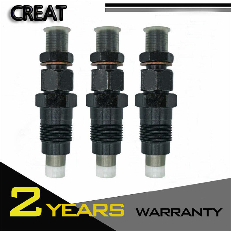 3-pack of new fuel injectors for Ford tractors 1320, 1520, 1530, 1620, 131406360