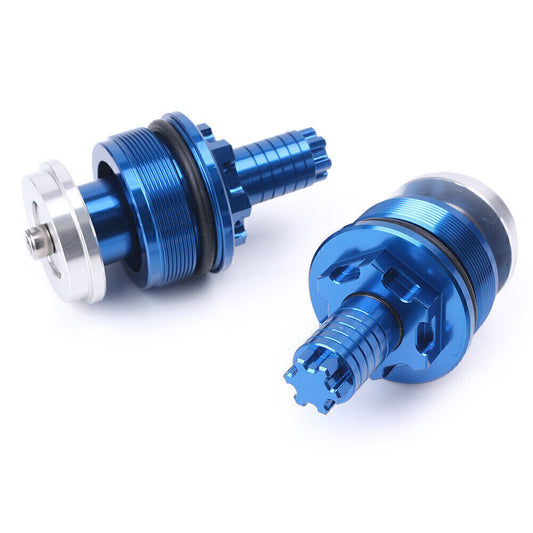 Fit for Yamaha YZF-R25/R3 CNC Preload Adjusters Fork Bolts BLUE Motorcycle