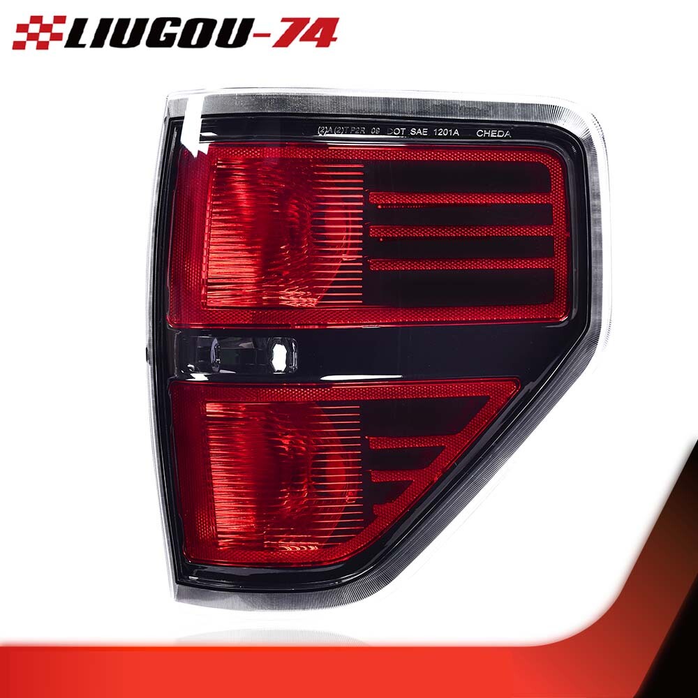 Fits 09-14 for Ford F-150 pickup taillight, rear brake light, right-hand passenger side 1 piece