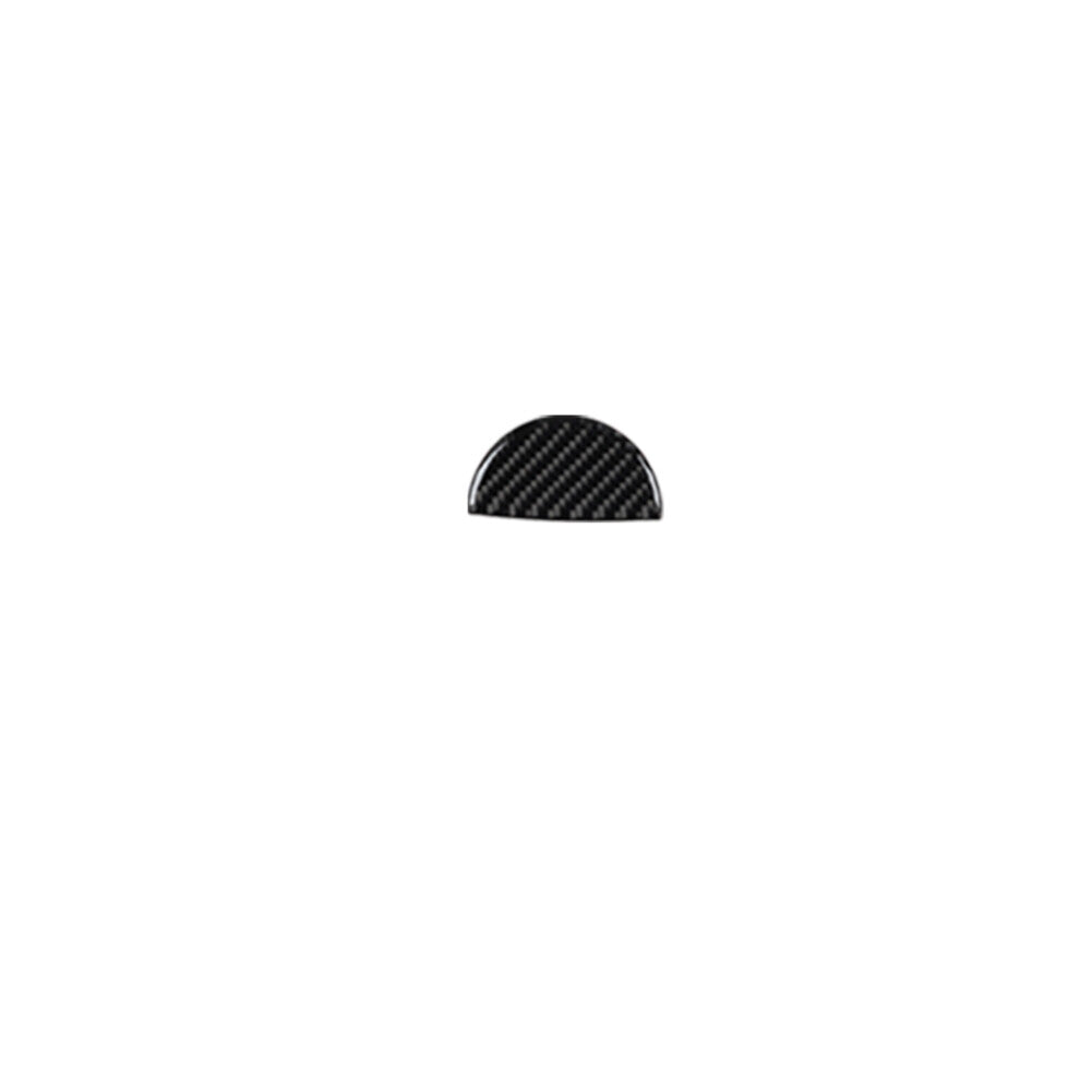 Carbon Fiber Interior Decor Glove Box Handle Cover Trim For 2012-2015 for Fiat 500