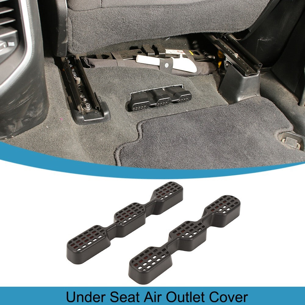 Under for Seat Air Conditioning Vent Outlet Protective Cover for Dodge for RAM 2018-2023