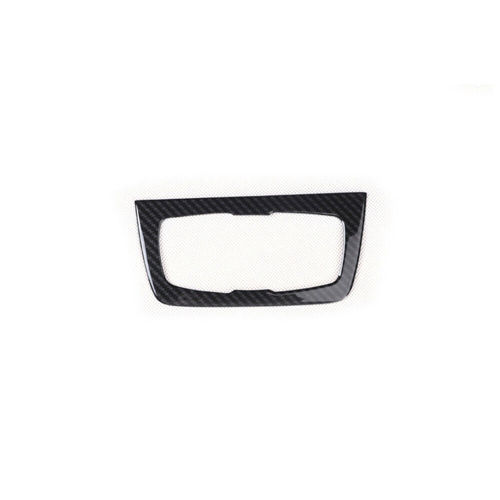for BMW 3 Series 2014-18 Carbon Fiber Headlight Control Button Frame Cover Trim