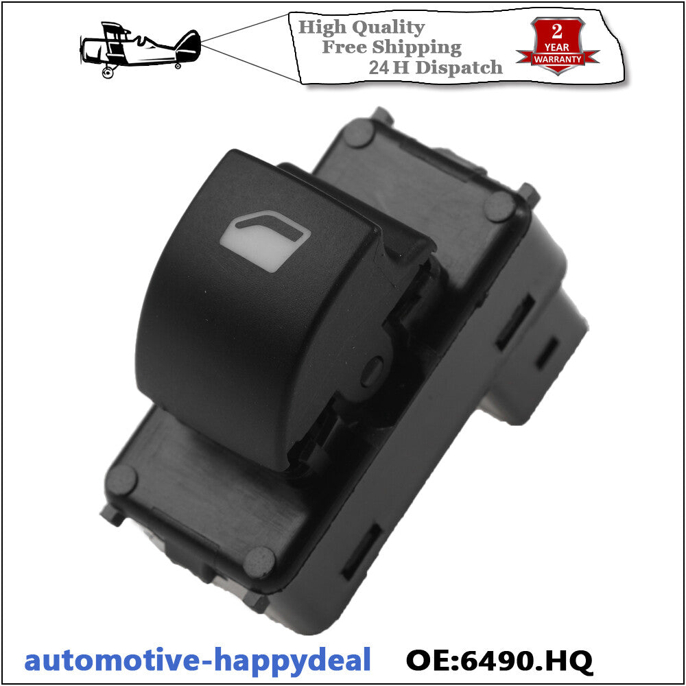for CITROEN BERLINGO for PEUGEOT PARTNER FRONT RIGHT ELECTRIC WINDOW SWITCH 6490.HQ