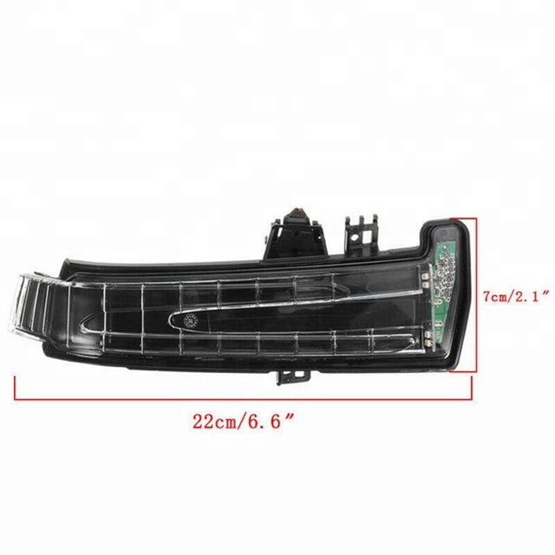 Turn Signal Side Mirror LED Lights Cover Cap for Benz W204 W212 W221 E350 GLK350