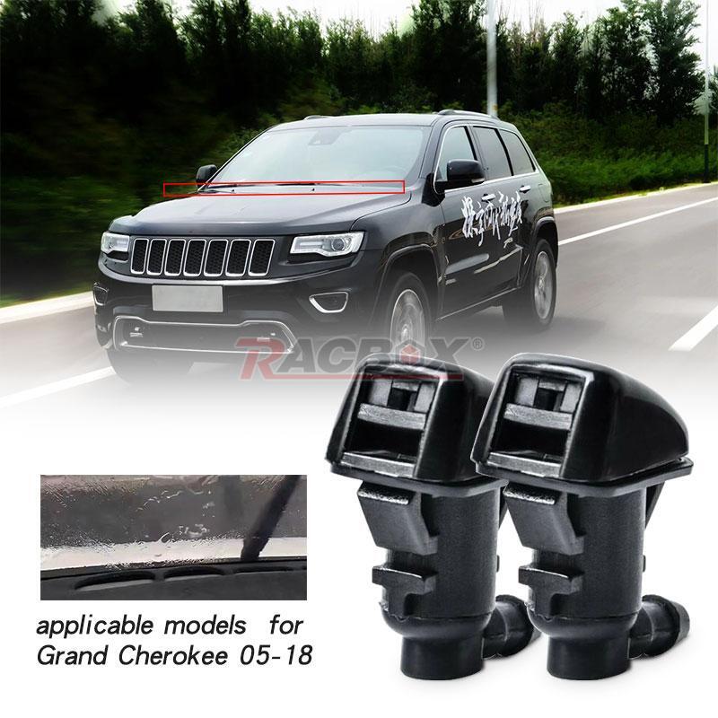 2X Windshield Wiper Spray Jet Washer Nozzle for Jeep Grand Cherokee 2011-2021