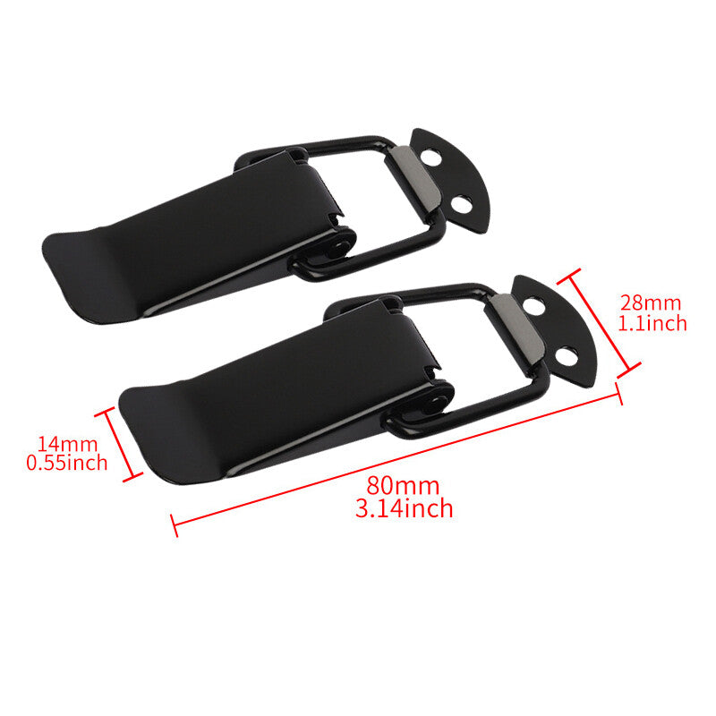 2Pcs Quick Release Car Bumper Buckles Fasteners Trunk Front Rear Fender Bumper S
