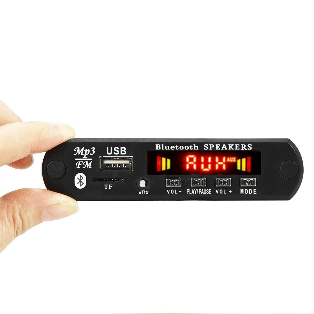 Mp3 Player Call Recording Decoder Board Car Audio 12V Bluetooth 5.0 TF USB FM