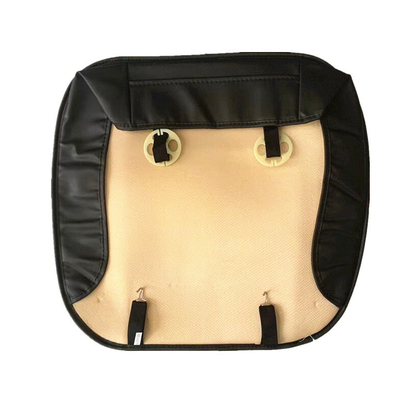 2PC Car for Seat Protection Single for Seat Pad Without Backrest PU Senior Leather Cover