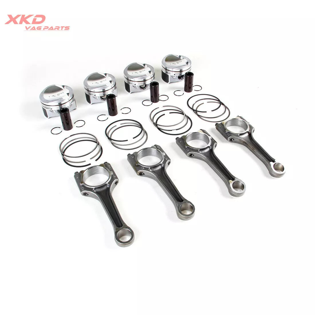1.8T Piston Ring Assembly and Connecting Rod 23mm Kit for Volkswagen CC and for Audi A4 06H107065DF