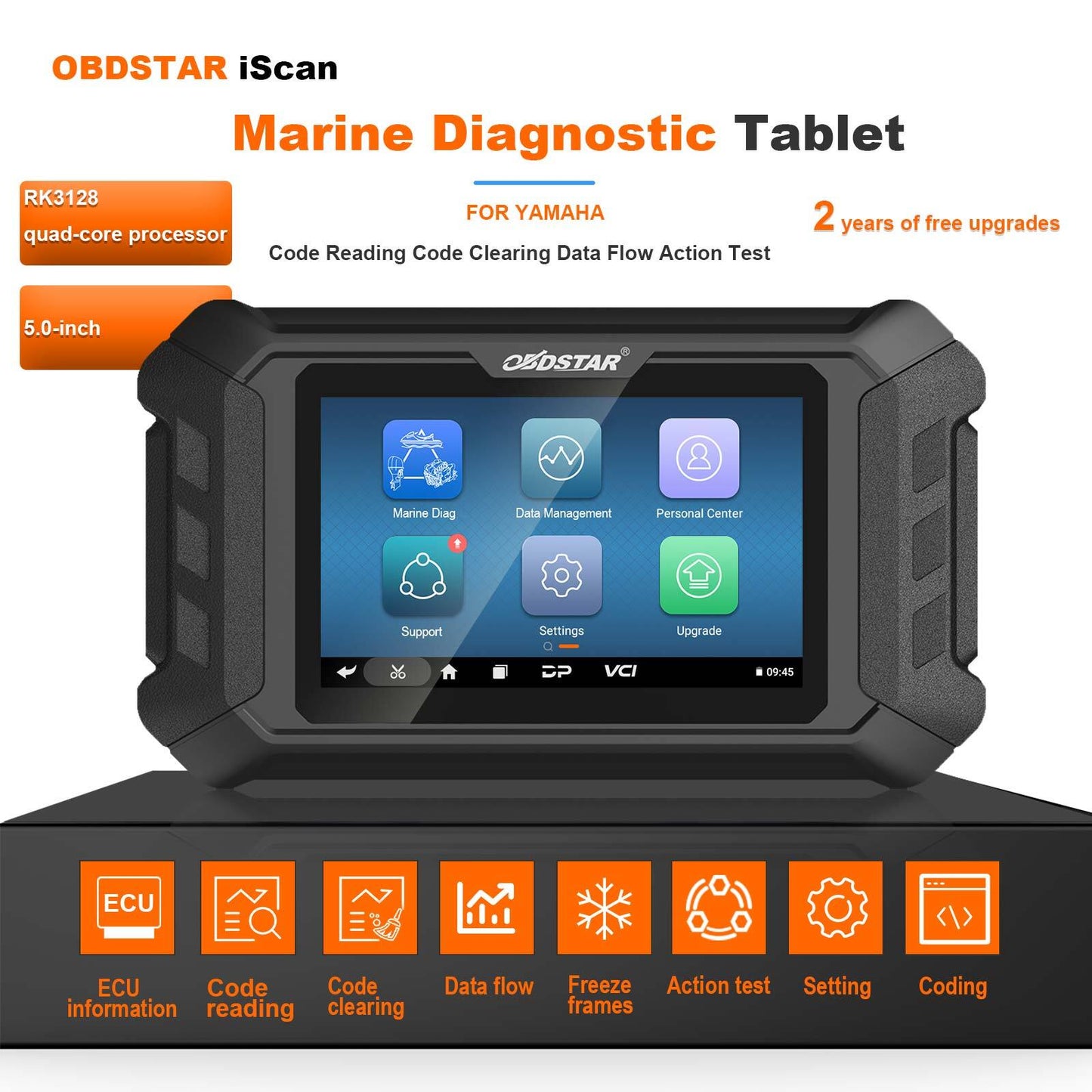 OBDSTAR iScan for YAMAHA Marine Jet Diagnostic Code Reading Clearing Data Flow