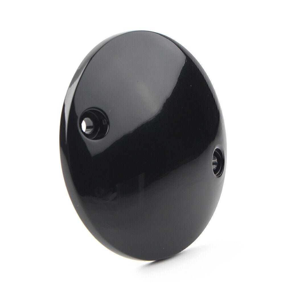 Flat Timer Ignition Points Cover for Harley XL 883R 2002 - 2003 883 04-06 Black