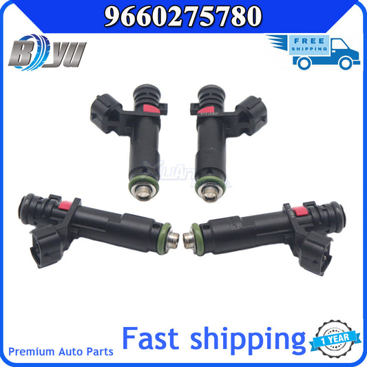 Fuel injector 9660275780 suitable for Peugeot 307, 407, 408, 308, 807, for Citroen C4, C5, C6, C8, and 4x models.