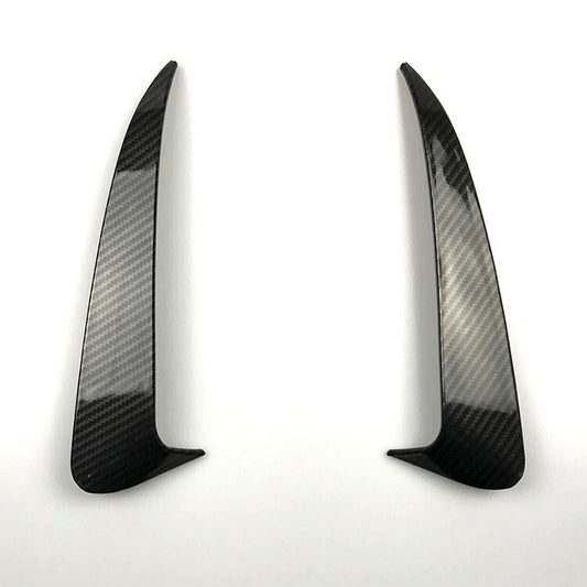 Canard Fin rear bumper carbon separator protector for Mercedes-Benz W205 Sedan C250