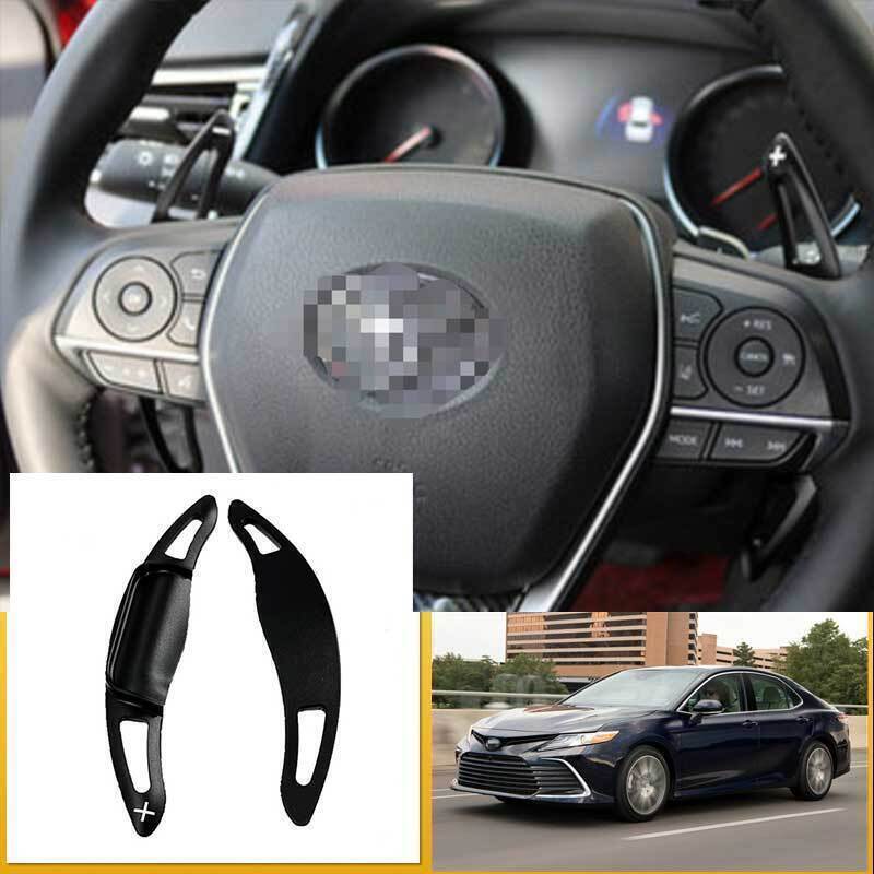 for Toyota for Camry 2018-2023 Black Alloy Car Steering Wheel Shift Paddle Extension