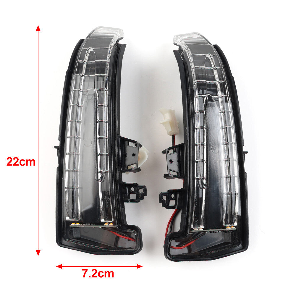 Sequential LED Rearview Mirror Indicator Turn Signal Light for Mercedes-Benz 2x